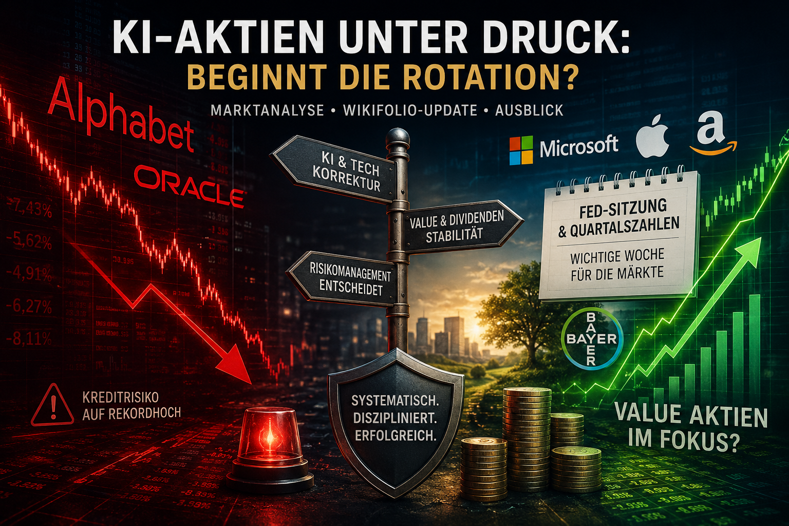 KI-Aktien unter Druck – FED-Sitzung entscheidet über den nächsten Trend
